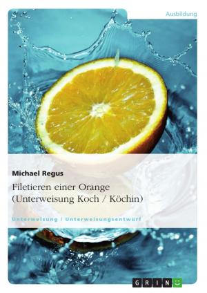 Cover of the book Filetieren einer Orange (Unterweisung Koch / Köchin) by Vivien Ziesmer