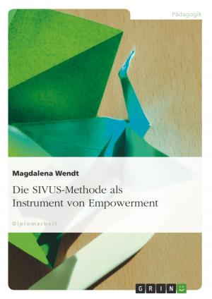 Book cover of Die SIVUS-Methode als Instrument von Empowerment