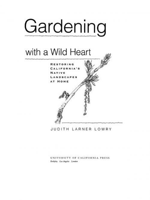 Cover of the book Gardening with a Wild Heart by Judith Larner Lowry, University of California Press