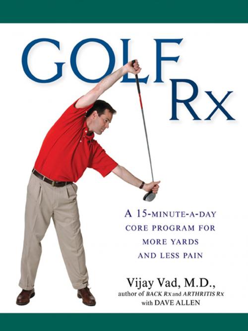 Cover of the book Golf Rx by Dave Allen, Vijay Vad, M.D., Penguin Publishing Group