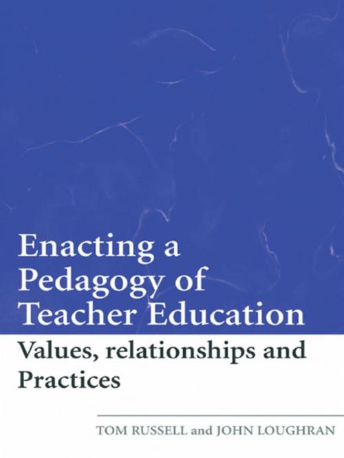 Cover of the book Enacting a Pedagogy of Teacher Education by , Taylor and Francis