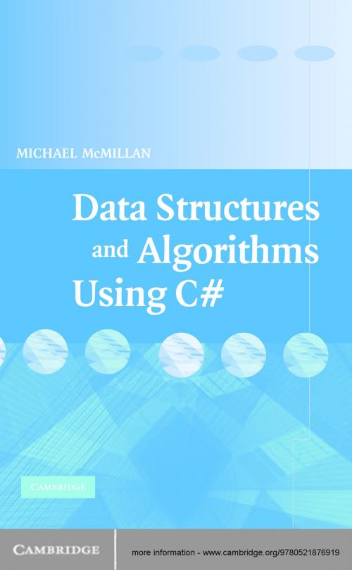 Cover of the book Data Structures and Algorithms Using C# by Michael McMillan, Cambridge University Press