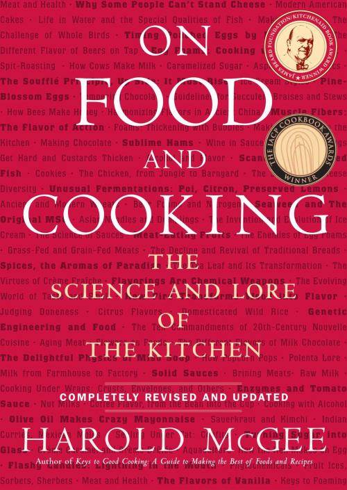 Cover of the book On Food and Cooking by Harold McGee, Scribner