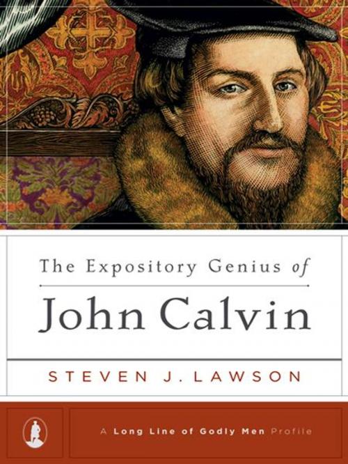 Cover of the book The Expository Genius of John Calvin by Steven J. Lawson, Reformation Trust Publishing