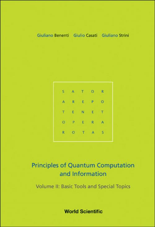Cover of the book Principles of Quantum Computation and Information by Giuliano Benenti, Giulio Casati, Giuliano Strini, World Scientific Publishing Company