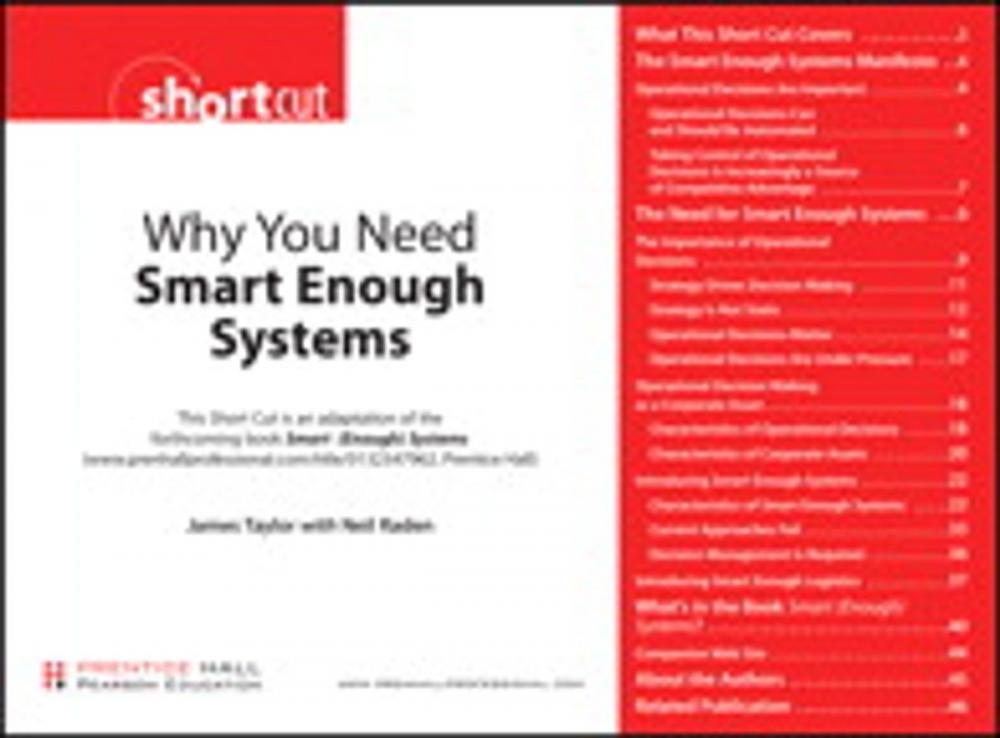 Big bigCover of Why You Need Smart Enough Systems (Digital Short Cut)