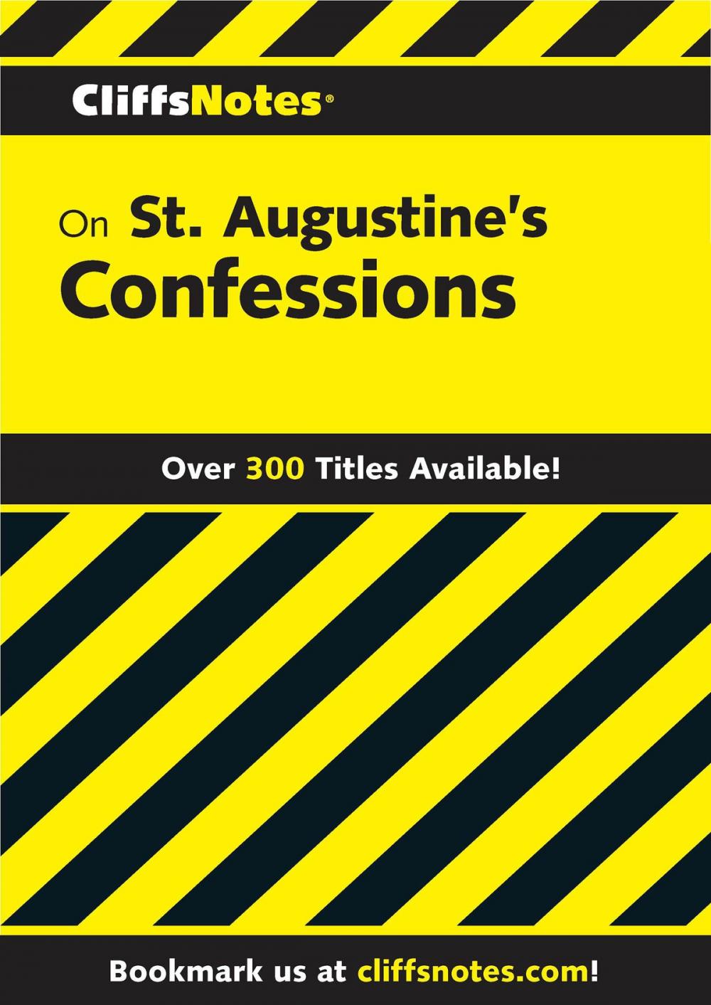 Big bigCover of CliffsNotes on St. Augustine's Confessions