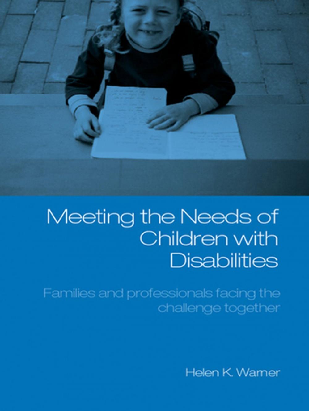 Big bigCover of Meeting the Needs of Children with Disabilities