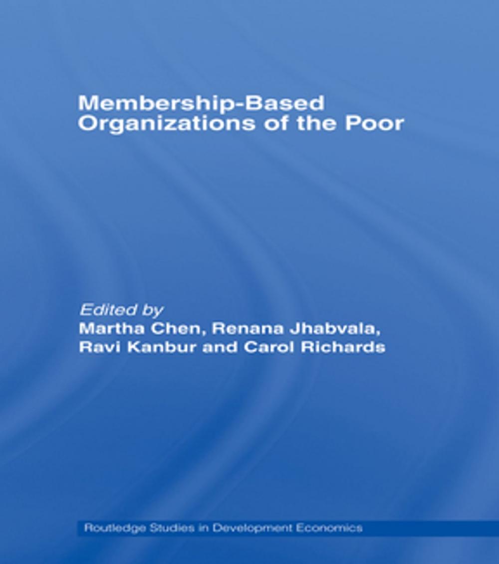 Big bigCover of Membership Based Organizations of the Poor
