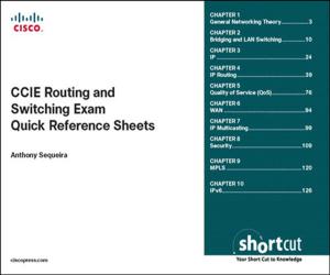 Cover of the book CCIE Routing and Switching Exam Quick Reference by Conrad Chavez