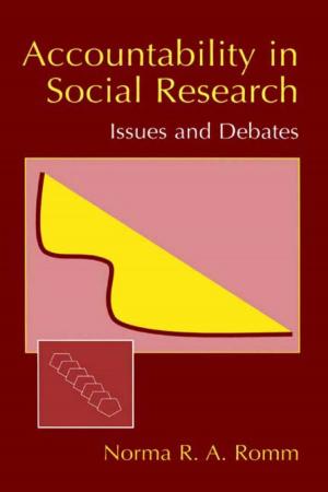 Cover of the book Accountability in Social Research by T.A. Depner