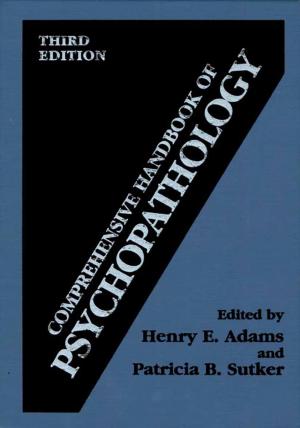 Cover of Comprehensive Handbook of Psychopathology