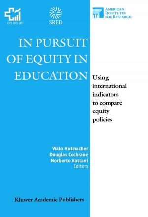 Cover of the book In Pursuit of Equity in Education by M. Bunge