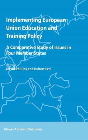 Cover of the book Implementing European Union Education and Training Policy by Zeljka Roksandic, Robert Gerard