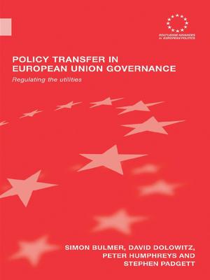 Cover of the book Policy Transfer in European Union Governance by Erdener Kaynak, Nicholas Mills, Michael Z Brooke