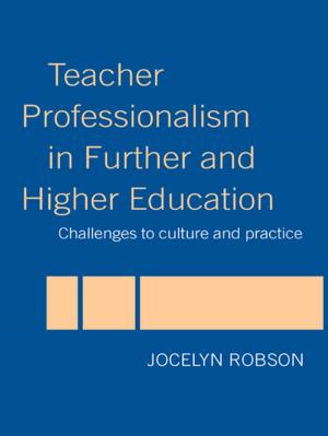 Cover of the book Teacher Professionalism in Further and Higher Education by Hammond