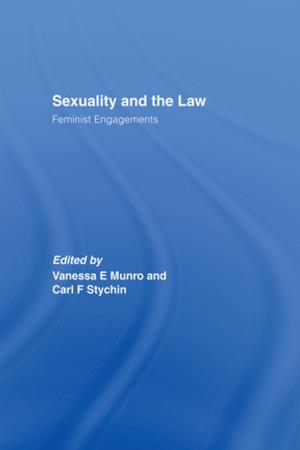 Cover of the book Sexuality and the Law by John E. Gedo