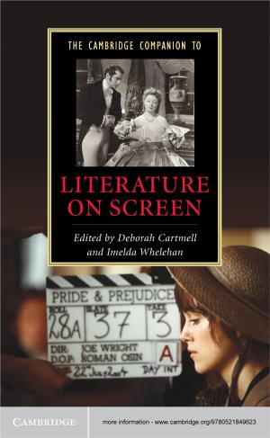 Cover of the book The Cambridge Companion to Literature on Screen by Terence C. Mills, Raphael N. Markellos