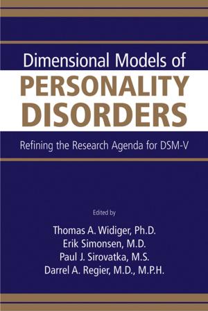 Cover of Dimensional Models of Personality Disorders