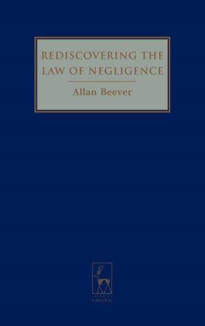 Book cover of Rediscovering the Law of Negligence