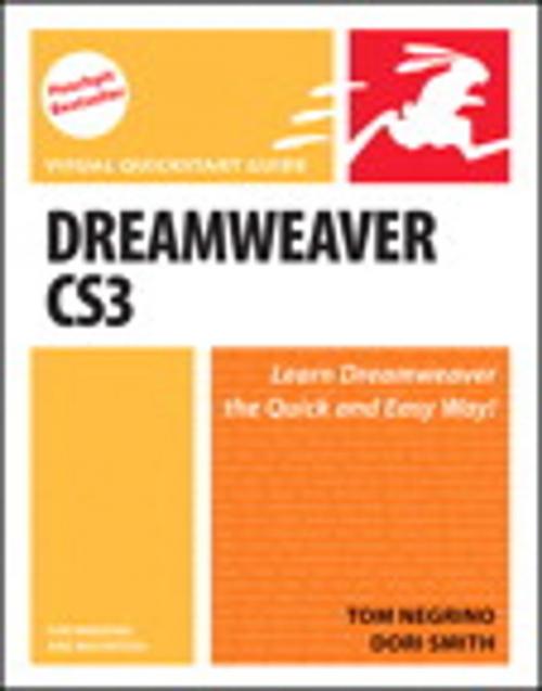 Cover of the book Dreamweaver CS3 for Windows and Macintosh: Visual QuickStart Guide by Tom Negrino, Dori Smith, Pearson Education