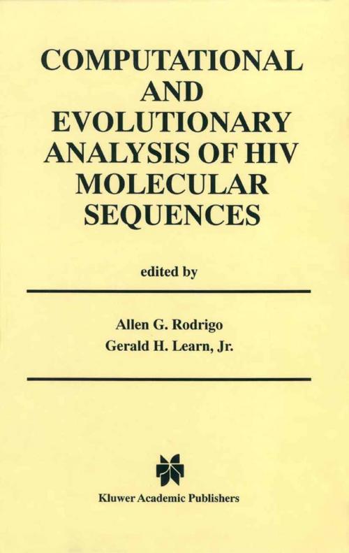 Cover of the book Computational and Evolutionary Analysis of HIV Molecular Sequences by , Springer US