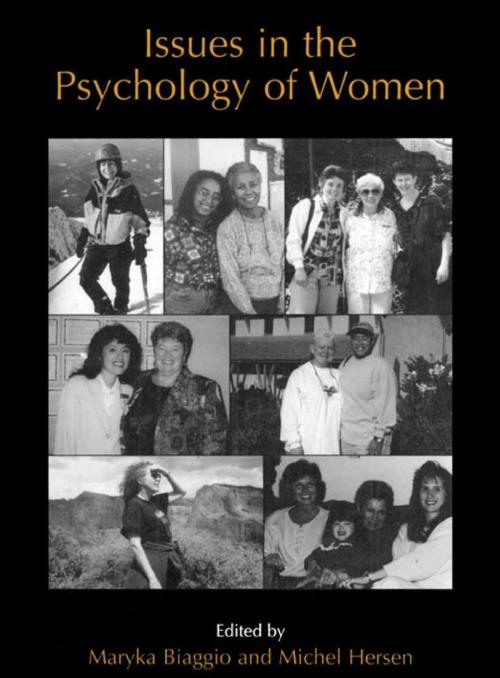 Cover of the book Issues in the Psychology of Women by , Springer US