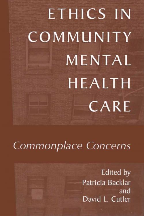 Cover of the book Ethics in Community Mental Health Care by , Springer US
