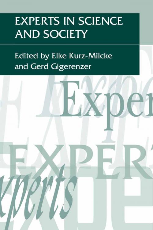 Cover of the book Experts in Science and Society by , Springer US