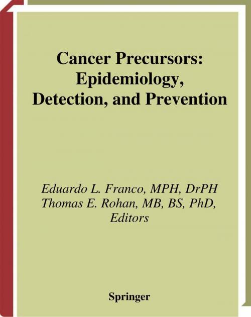 Cover of the book Cancer Precursors by , Springer New York