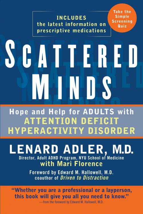 Cover of the book Scattered Minds by Lenard Adler, Mari Florence, Penguin Publishing Group