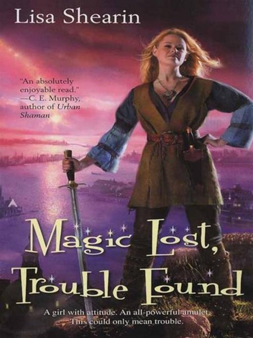 Cover of the book Magic Lost, Trouble Found by Lisa Shearin, Penguin Publishing Group