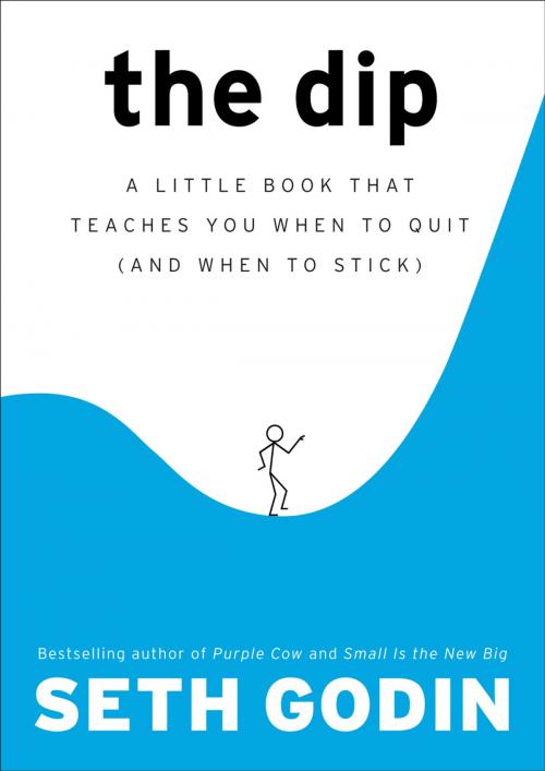Cover of the book The Dip by Seth Godin, Penguin Publishing Group