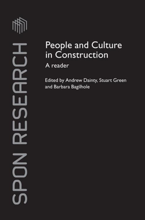Cover of the book People and Culture in Construction by , CRC Press