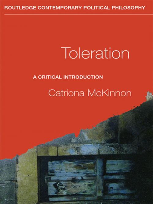 Cover of the book Toleration by Catriona McKinnon, Taylor and Francis