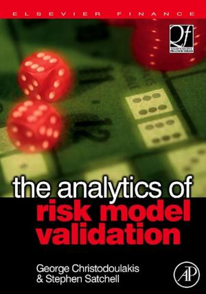 Cover of the book The Analytics of Risk Model Validation by Vladimir Poltoratskiy