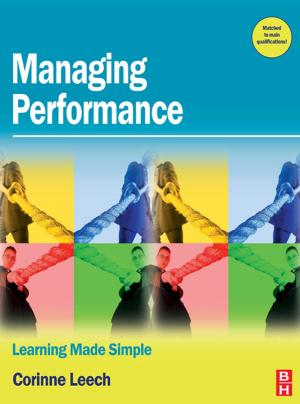 Cover of the book Managing Performance by Helen J. Chatterjee, Leonie Hannan