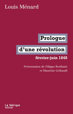 Cover of the book Prologue d'une révolution by Victor Hugo