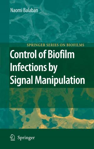 Cover of the book Control of Biofilm Infections by Signal Manipulation by D.V. Ablashi, J. Audouin, N. Beck, H. Cottier, J. Diebold, E. Grundmann, S.F. Josephs, R. Kraft, V. Krieg, G.R.F. Krueger, A. Le Tourneau, D. Lorke, P. Lusso, F. Meister, P. Möller, S. Prevot, F. Shimamoto, G. Szekeres, E. Vollmer