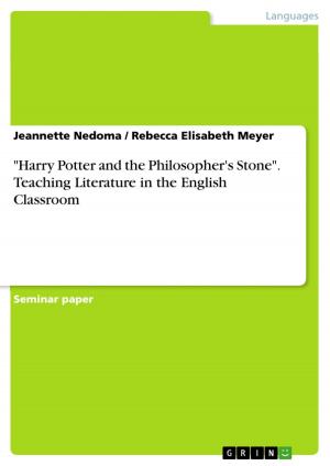 Cover of the book 'Harry Potter and the Philosopher's Stone'. Teaching Literature in the English Classroom by Neele Siebers