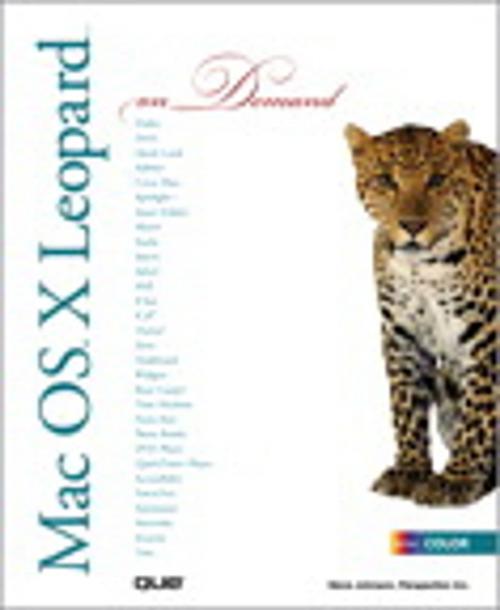 Cover of the book Mac OS X Leopard On Demand by Steve Johnson, Perspection Inc., Pearson Education