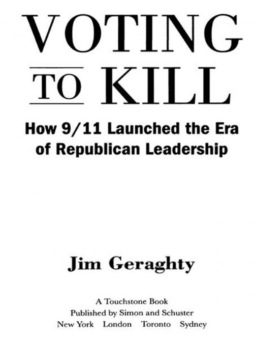 Cover of the book Voting to Kill by Jim Geraghty, Touchstone