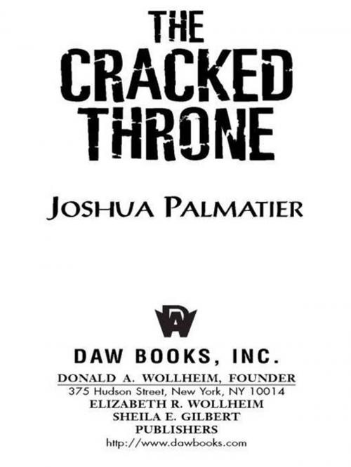 Cover of the book The Cracked Throne by Joshua Palmatier, DAW