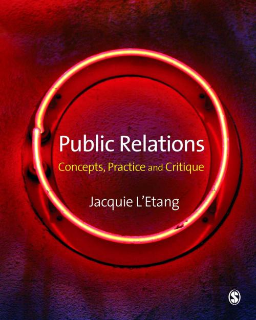 Cover of the book Public Relations by Professor Jacquie L'Etang, SAGE Publications