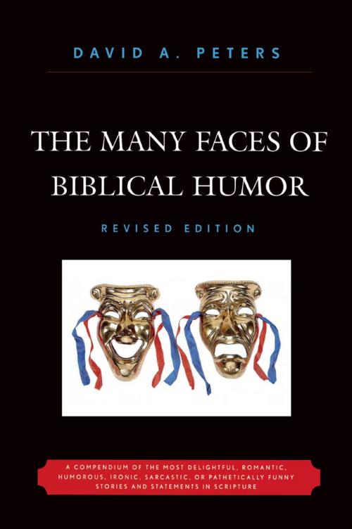 Cover of the book The Many Faces of Biblical Humor by David A. Peters, Hamilton Books