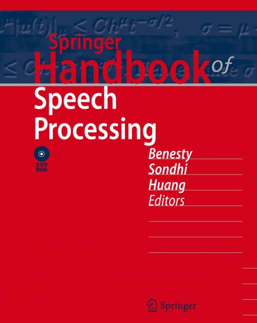 Cover of the book Springer Handbook of Speech Processing by , Springer Berlin Heidelberg