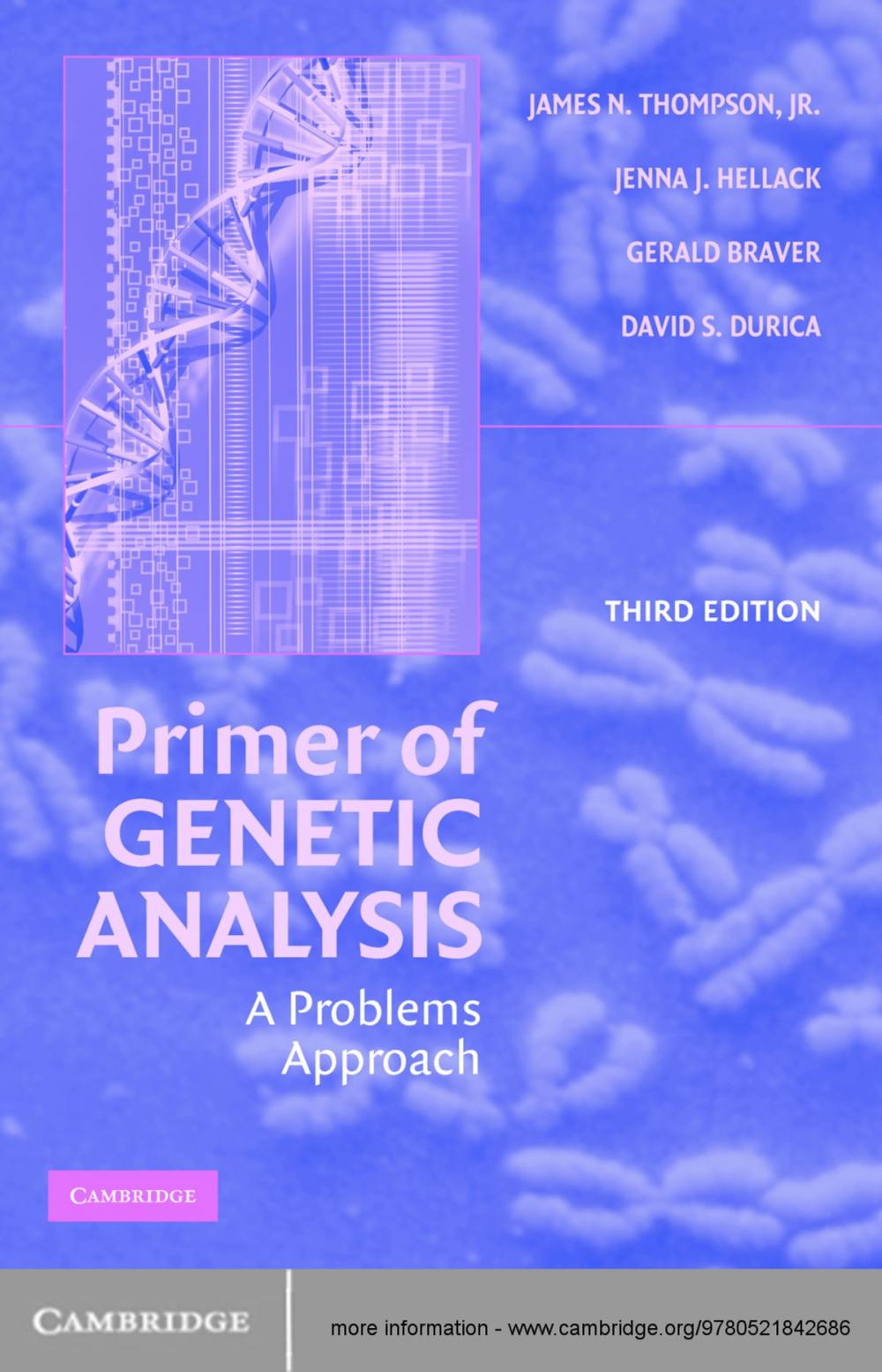 Big bigCover of Primer of Genetic Analysis