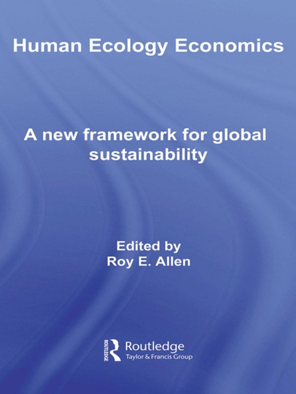 Big bigCover of Human Ecology Economics