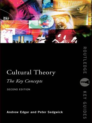 Cover of the book Cultural Theory: The Key Concepts by Mostyn