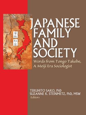 Cover of the book Japanese Family and Society by Paul-André Bempéchat
